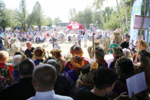 08.09.2024. Skansen w Tokarni. Świętokrzyskie Dożynki Wojewódzkie. / Fot. Wiktor Taszłow - Radio Kielce