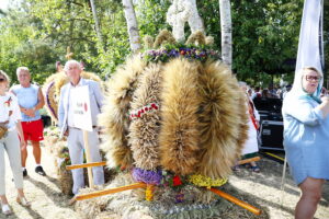 08.09.2024. Skansen w Tokarni. Świętokrzyskie Dożynki Wojewódzkie. / Fot. Wiktor Taszłow - Radio Kielce