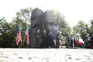 11.09.2024. Kielce. Uroczystości upamiętniające 23. rocznicę ataku na World Trade Centre w Nowym Jorku / Fot. Wiktor Taszłow - Radio Kielce