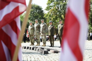 11.09.2024. Kielce. Uroczystości upamiętniające 23. rocznicę ataku na World Trade Centre w Nowym Jorku / Fot. Wiktor Taszłow - Radio Kielce