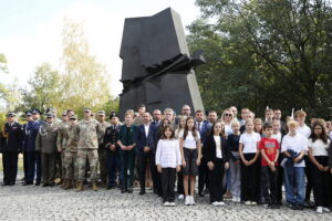 11.09.2024. Kielce. Uroczystości upamiętniające 23. rocznicę ataku na World Trade Centre w Nowym Jorku / Fot. Wiktor Taszłow - Radio Kielce