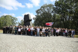 11.09.2024. Kielce. Uroczystości upamiętniające 23. rocznicę ataku na World Trade Centre w Nowym Jorku / Fot. Wiktor Taszłow - Radio Kielce