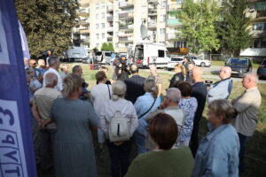 11.09.2024. Kielce. Ul. Targowa. Program Interwencja / Fot. Wiktor Taszłow - Radio Kielce