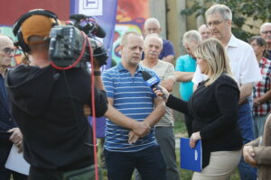 11.09.2024. Kielce. Ul. Targowa. Program Interwencja / Fot. Wiktor Taszłow - Radio Kielce