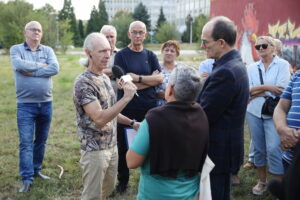 11.09.2024. Kielce. Ul. Targowa. Program Interwencja / Fot. Wiktor Taszłow - Radio Kielce