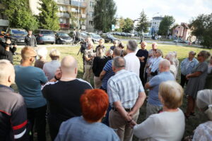 11.09.2024. Kielce. Ul. Targowa. Program Interwencja / Fot. Wiktor Taszłow - Radio Kielce