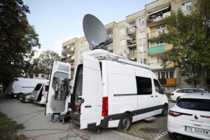 11.09.2024. Kielce. Ul. Targowa. Program Interwencja / Fot. Wiktor Taszłow - Radio Kielce