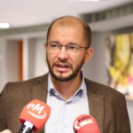 13.09.2024. Kielce. Wręczenie grantów w programie aktywizacji młodzieży. Na zdjęciu Michał Braun - dyrektor Narodowego Instytutu Wolności. / Fot. Wiktor Taszłow - Radio Kielce