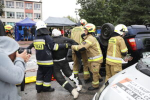 14.09.2024. Piekoszów. Ćwiczenia OSP / Fot. Wiktor Taszłow - Radio Kielce