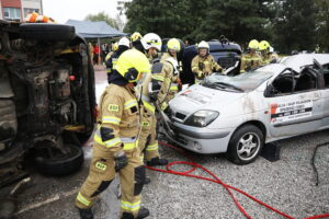 14.09.2024. Piekoszów. Ćwiczenia OSP / Fot. Wiktor Taszłow - Radio Kielce