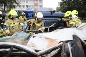 14.09.2024. Piekoszów. Ćwiczenia OSP / Fot. Wiktor Taszłow - Radio Kielce