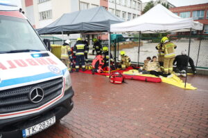 14.09.2024. Piekoszów. Ćwiczenia OSP / Fot. Wiktor Taszłow - Radio Kielce