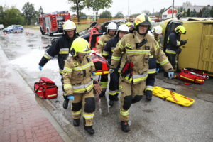 14.09.2024. Piekoszów. Ćwiczenia OSP / Fot. Wiktor Taszłow - Radio Kielce