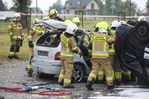 14.09.2024. Piekoszów. Ćwiczenia OSP / Fot. Wiktor Taszłow - Radio Kielce