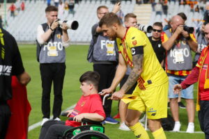 15.09.2024. Kielce. Mecz 8. kolejki piłkarskiej Ekstraklasy: Korona Kielce - Zagłębie Lublin / Fot. Wiktor Taszłow - Radio Kielce