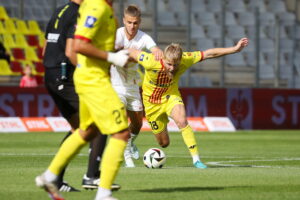 15.09.2024. Kielce. Mecz 8. kolejki piłkarskiej Ekstraklasy: Korona Kielce - Zagłębie Lublin / Fot. Wiktor Taszłow - Radio Kielce