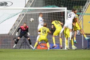 15.09.2024. Kielce. Mecz 8. kolejki piłkarskiej Ekstraklasy: Korona Kielce - Zagłębie Lublin / Fot. Wiktor Taszłow - Radio Kielce