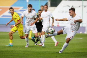 15.09.2024. Kielce. Mecz 8. kolejki piłkarskiej Ekstraklasy: Korona Kielce - Zagłębie Lublin / Fot. Wiktor Taszłow - Radio Kielce