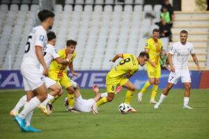 15.09.2024. Kielce. Mecz 8. kolejki piłkarskiej Ekstraklasy: Korona Kielce - Zagłębie Lublin / Fot. Wiktor Taszłow - Radio Kielce