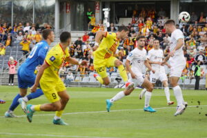 15.09.2024. Kielce. Mecz 8. kolejki piłkarskiej Ekstraklasy: Korona Kielce - Zagłębie Lublin / Fot. Wiktor Taszłow - Radio Kielce