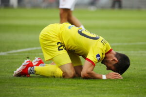 15.09.2024. Kielce. Mecz 8. kolejki piłkarskiej Ekstraklasy: Korona Kielce - Zagłębie Lublin / Fot. Wiktor Taszłow - Radio Kielce