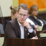 19.09.2024 Kielce. Sesja rady miasta. Na zdjęciu: Wiktor Pytlak / Fot. Wiktor Taszłow - Radio Kielce