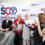 19.09.2024. Kielce. ŚCO. Konferencja dot. nowych zabiegów wykonywanych w Klinice Otolaryngologii, Chirurgii Głowy i Szyi / Fot. Wiktor Taszłow - Radio Kielce