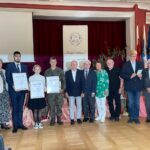 27.09.2024. Sandomierz. Zespół Szkół Gastronomicznych i Hotelarskich. Wręczenie stypendiów dla najlepszych uczniów / Fot. Grażyna Szlęzak - Radio Kielce