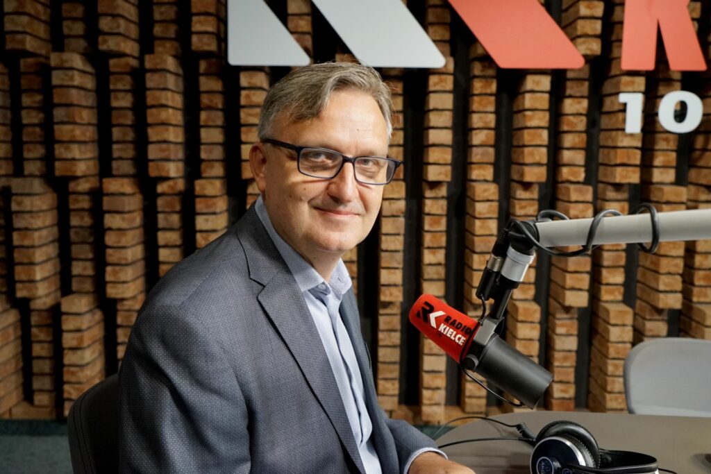11.09.2024. Radio Kielce. Rozmowa Dnia. Na zdjęciu: Jacek Kowalczyk - dyrektor Wydziału Promocji, Kultury i Sportu Urzędu Miasta Kielce / Fot. Piotr Kwaśniewski - Radio Kielce