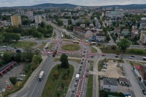 10.09.2024. Kielce. Korki na ulicach miasta / Fot. Jarosław Kubalski - Radio Kielce