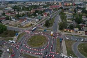 Duże korki w rejonie ważnego skrzyżowania. Powodem ITS