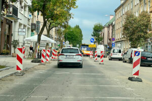 13.09.2024. Kielce. Remont ulicy Paderewskiego / Fot. Wiktor Taszłow - Radio Kielce