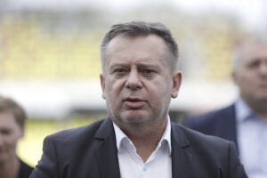 09.09.2024. Kielce. Prezentacja nowego prezesa Korony Kielce. Na zdjęciu: Artur Jankowski - nowy prezes Korony Kielce / Fot. Jarosław Kubalski - Radio Kielce