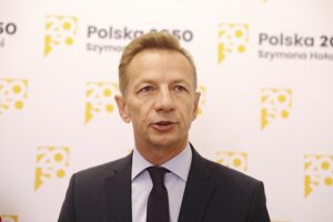 16.09.2024. Kielce. Konferencja prasowa. Na zdjęciu: poseł Rafał Kasprzyk / Fot. Jarosław Kubalski - Radio Kielce