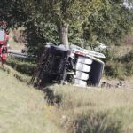 21.09.2024. Wypadek na drodze krajowej nr 74 w okolicy Lechowa / Fot. Jarosław Kubalski - Radio Kielce