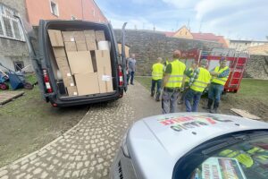 23.09.2024. Głuchołazy. Przekazanie darów dla ofiar powodzi / Fot. Jarosław Kubalski - Radio Kielce