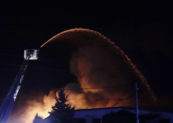 24.09.2024. Kielce. Pożar lakierni. / Fot. Jarosław Kubalski - Radio Kielce