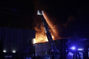 24.09.2024. Kielce. Pożar lakierni. / Fot. Jarosław Kubalski - Radio Kielce