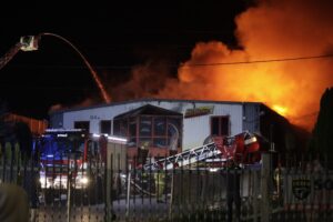 24.09.2024. Kielce. Pożar lakierni. / Fot. Jarosław Kubalski - Radio Kielce