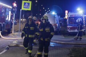 24.09.2024. Kielce. Pożar lakierni. / Fot. Jarosław Kubalski - Radio Kielce