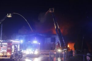 24.09.2024. Kielce. Pożar lakierni. / Fot. Jarosław Kubalski - Radio Kielce