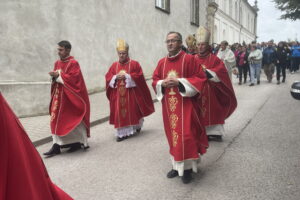 28.09.2024. Święty Krzyż. XXV Świętokrzyski Rajd Pielgrzymkowy. / Fot. Anna Głąb - Radio Kielce