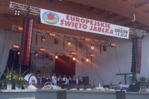 08.09.2024. Obrazów. Europejskie Święto Jabłka. / Fot. Grażyna Szlęzak - Radio Kielce