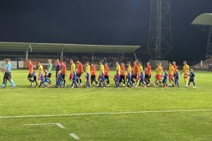 20.09.2024. Ostrowiec Św. 9. kolejka Betclic III ligi: KSZO 1929 Ostrowiec - Korona II Kielce / Fot. Kamil Król - Radio Kielce