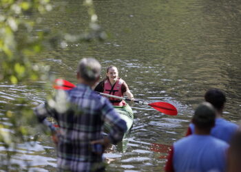 21.09.2024 Kielce. Kadzielnia. GEOfestiwal. Kajaki / Fot. Jarosław Kubalski - Radio Kielce