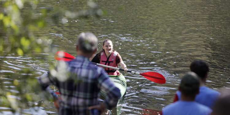 21.09.2024 Kielce. Kadzielnia. GEOfestiwal. Kajaki / Fot. Jarosław Kubalski - Radio Kielce