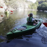 21.09.2024 Kielce. Kadzielnia. GEOfestiwal. Kajaki / Fot. Jarosław Kubalski - Radio Kielce