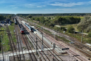 Włoszczowice. Stacja kolejowa / Fot. Piotr Hamarnik - PKP PLK S.A.