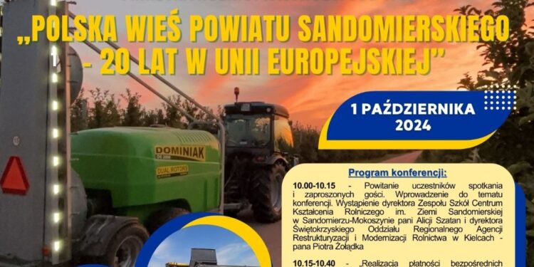 Konferencja „Polska wieś powiatu sandomierskiego - 20 lat w Unii Europejskiej” - Radio Kielce