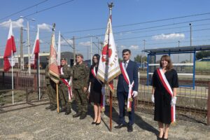 03.09.2024. Sandomierz. W Sandomierzu uczczono pamięć pierwszych cywilnych ofiar II wojny światowej / Fot. Grażyna Szlęzak - Radio Kielce